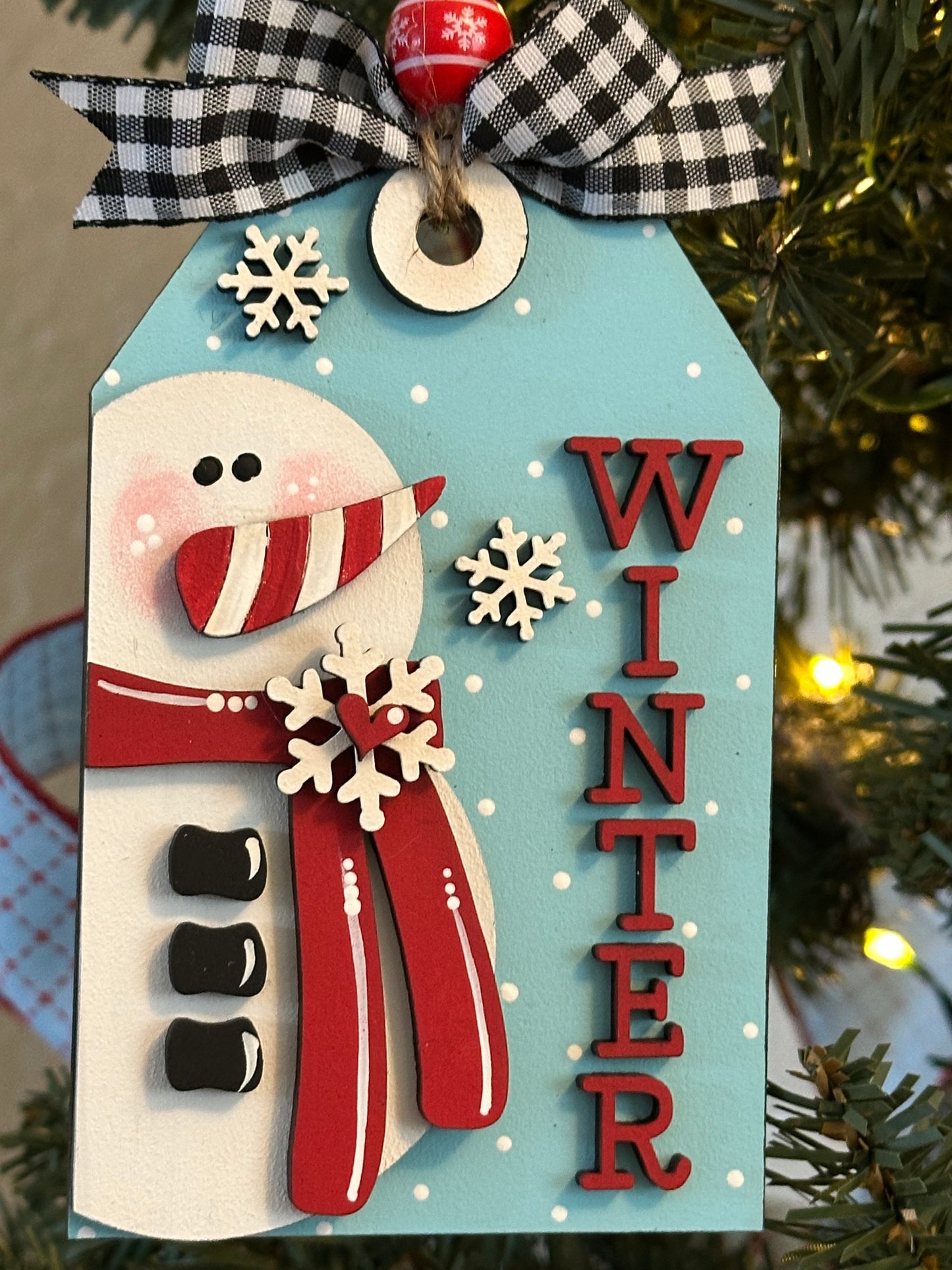 Peppermint-Nosed Snowman