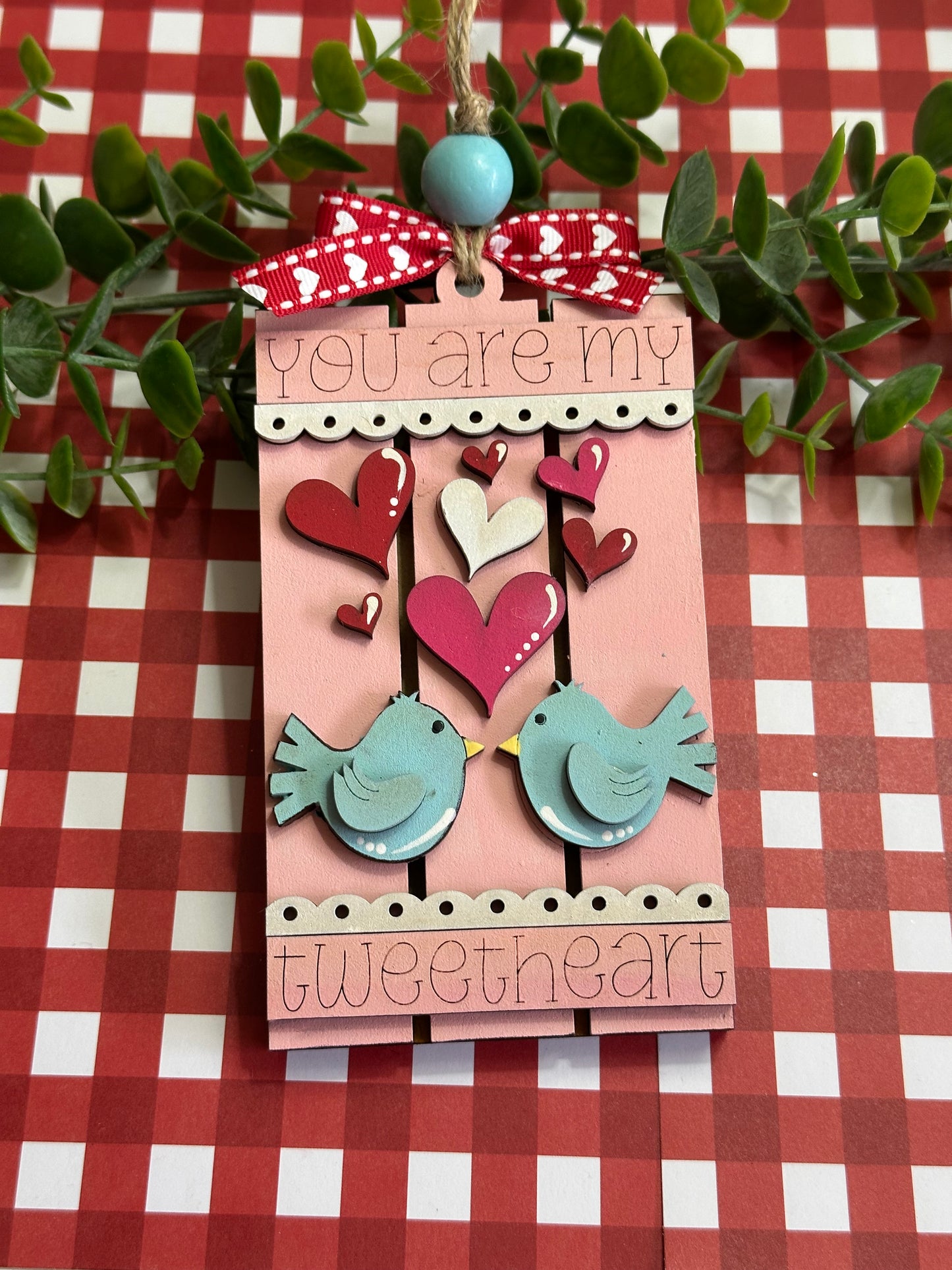 DIY Valentine Pallet Gift Card Holder