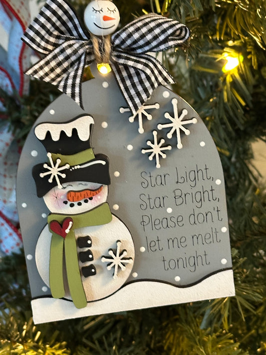 Star Light, Star Bright Snowman