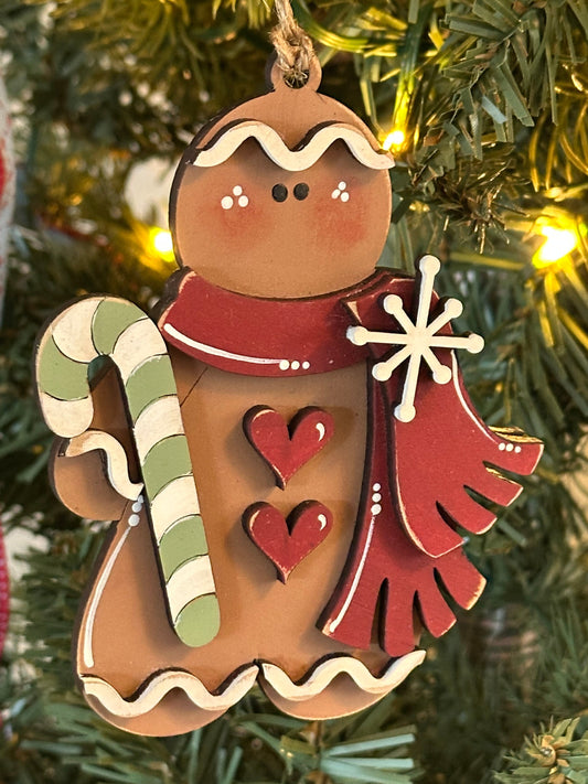 Victorian Gingerbread Lady Ornament